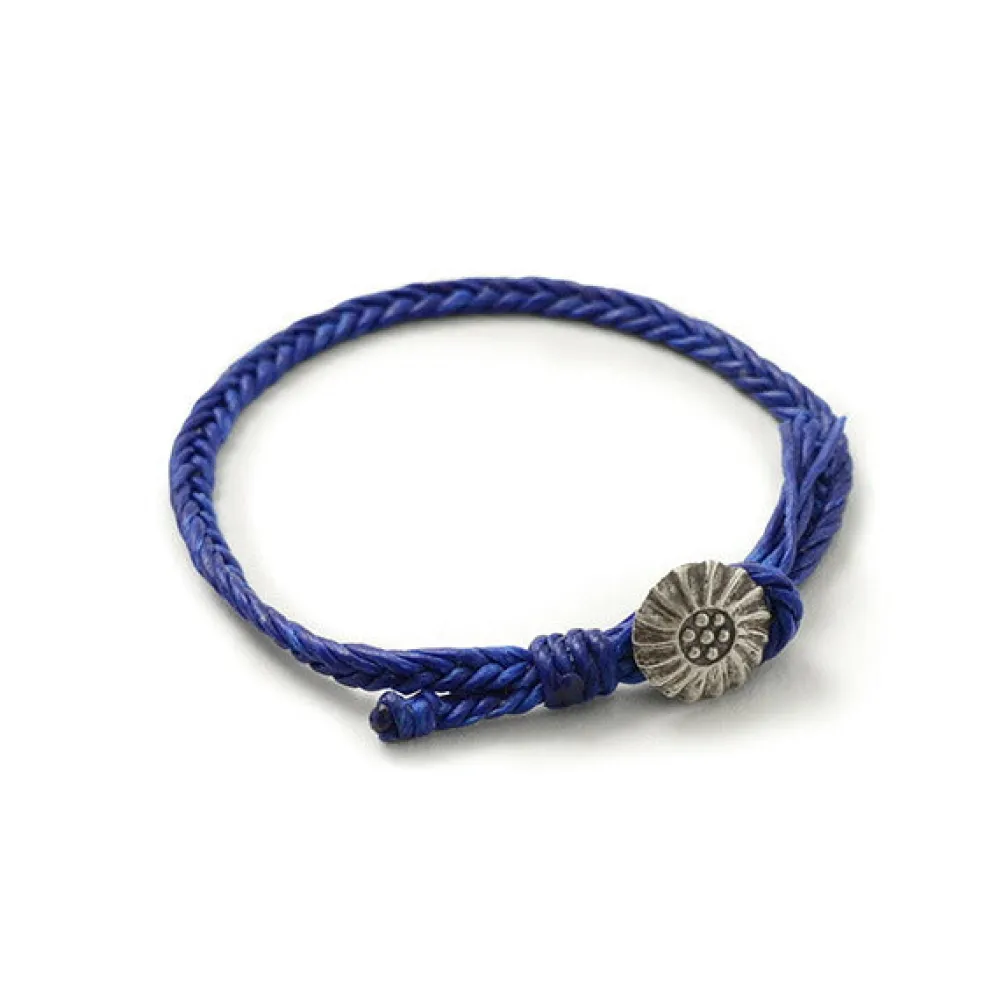 PHADUA Anklets^/ Wax Cord Concho Bracelet Fishbone Braid