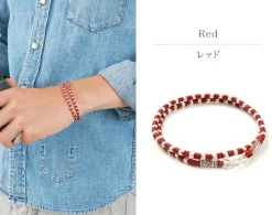 PHADUA Anklets^/ Wax Cord Silver Bracelet