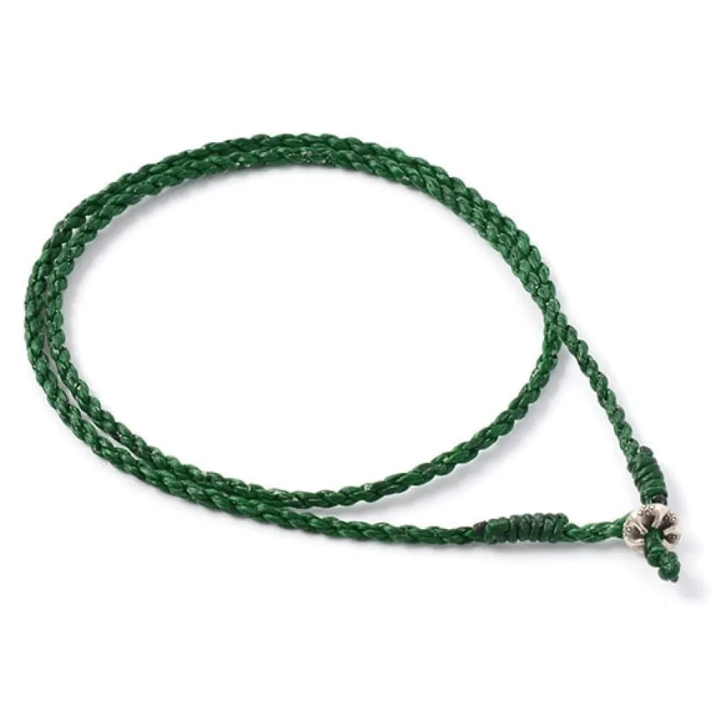PHADUA Anklets^/ Wax Cord Silver Choker Necklace