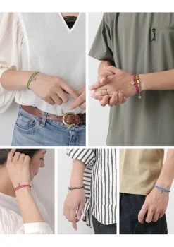 PHADUA Bracelets^/ Wax Cord Silver Double-Strand Top Bracelet