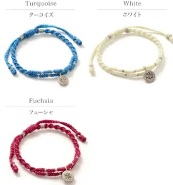 PHADUA Bracelets^/ Wax Cord Silver Double-Strand Top Bracelet
