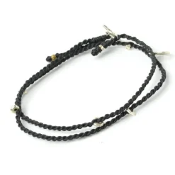 PHADUA Anklets^/ Wax Cord Silver Necklace