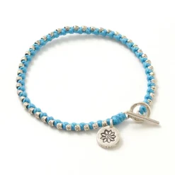 PHADUA Bracelets^/ Wax Cord Silver Series Bracelet
