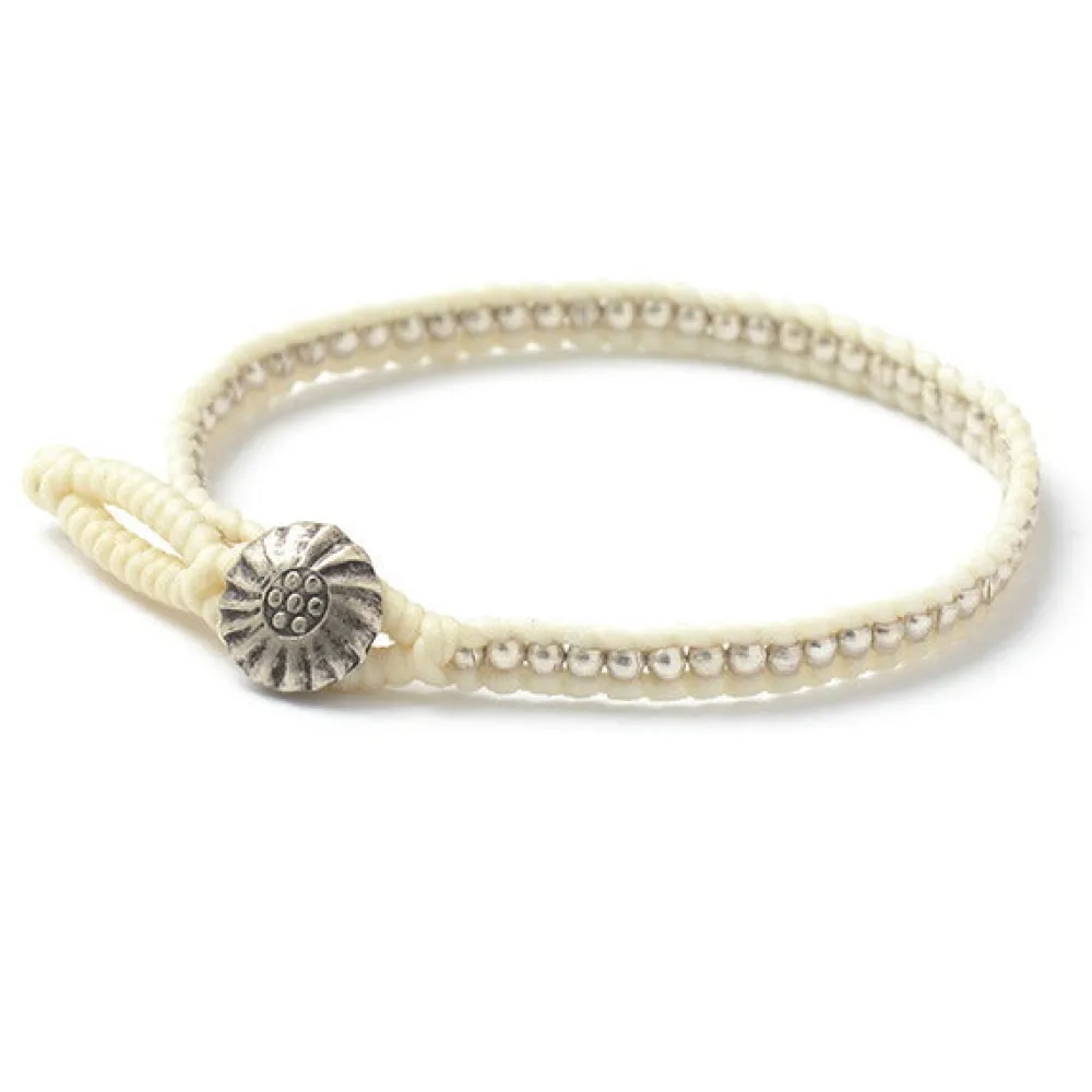 PHADUA Anklets^/ Wax cord single strand concho anklet
