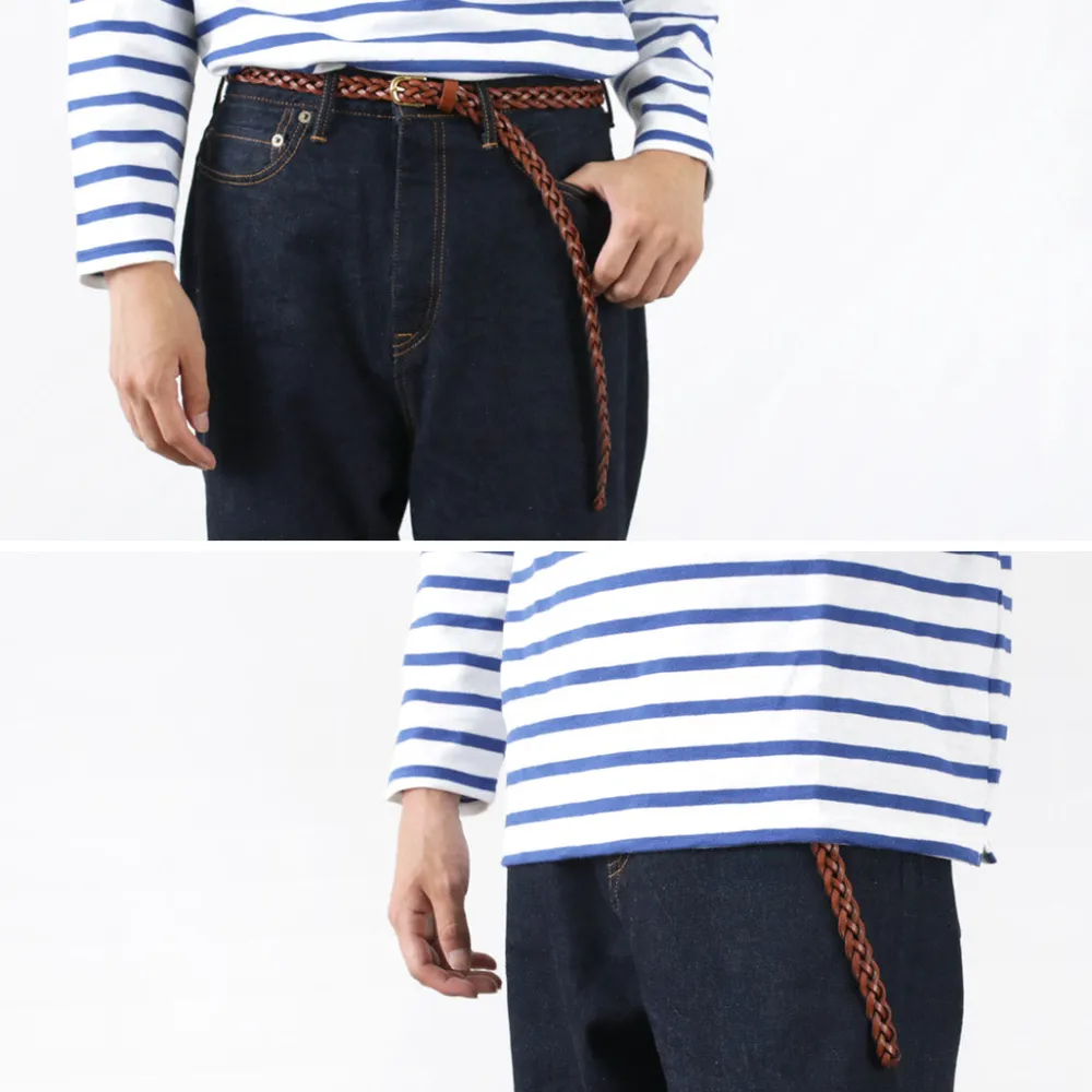 PITTI PELLE Belts^/ Mesh Leather Belt 15mm width