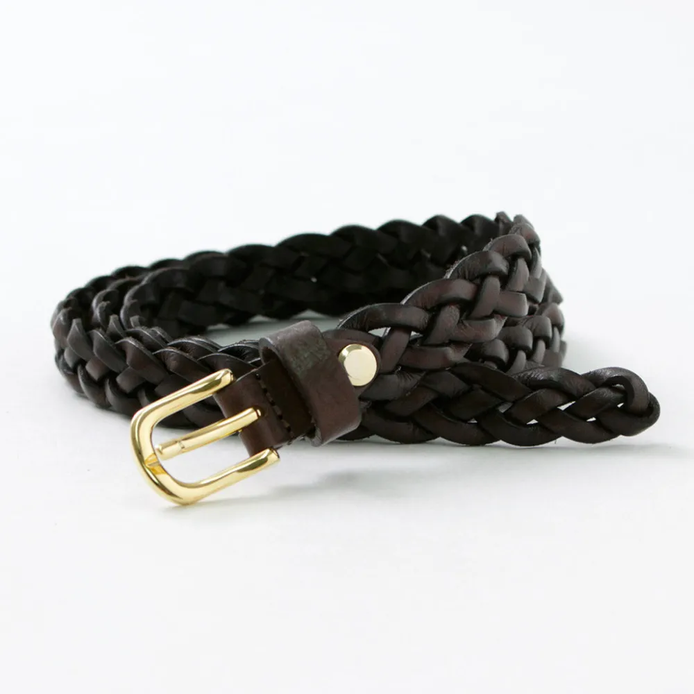 PITTI PELLE Belts^/ Mesh Leather Belt 15mm width