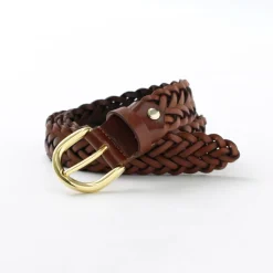 PITTI PELLE Belts^/ Mesh Leather Belt 30mm width