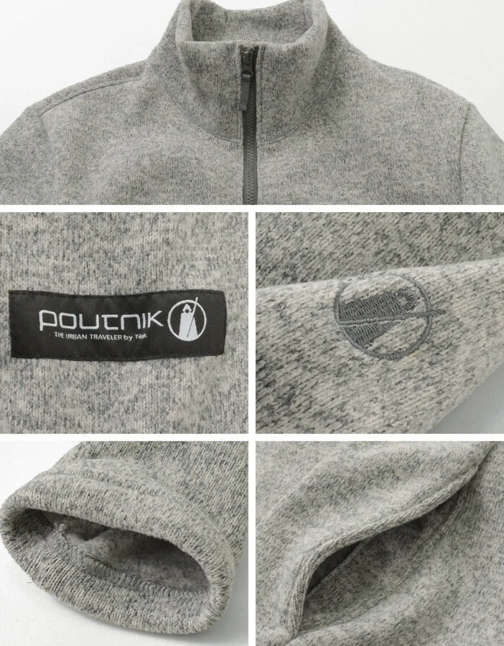 POUTNIK BY TILAK Jackets^/ Monk zip-up fleece jacket