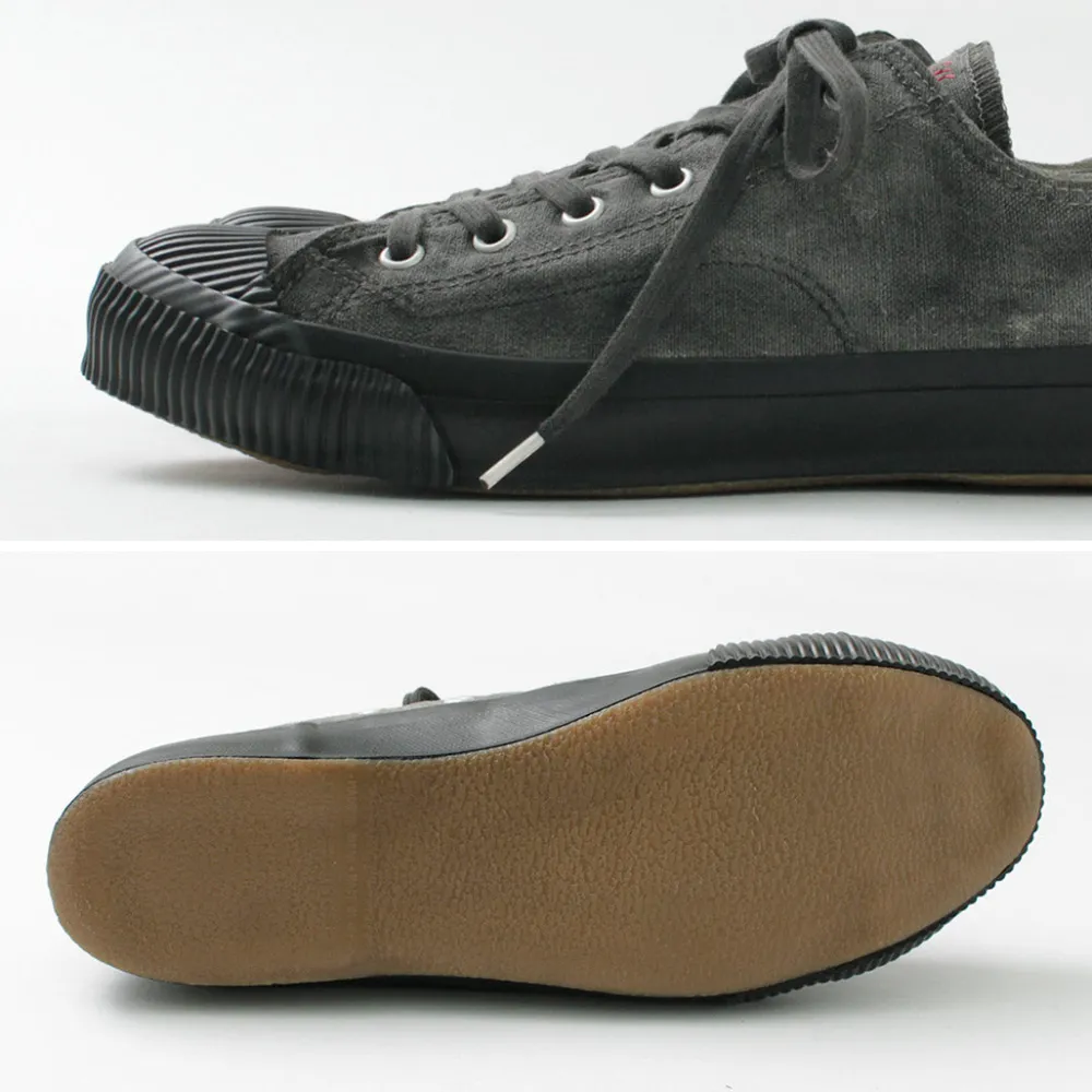 PRAS Sneakers^/ Shellcap Low in Sumi Hand Dyedsneaker sumikuro