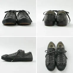 PRAS Sneakers^/ Shellcap Low in Sumi Hand Dyedsneaker sumikuro