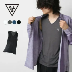 RAG T-Shirts^/ AIR DRY breathable V-neck Sleeveless