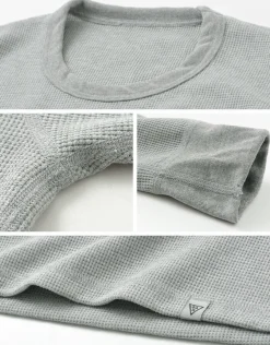RAG T-Shirts^/ Quick Dry Waffle Flatseema Half Sleeve T-Shirt