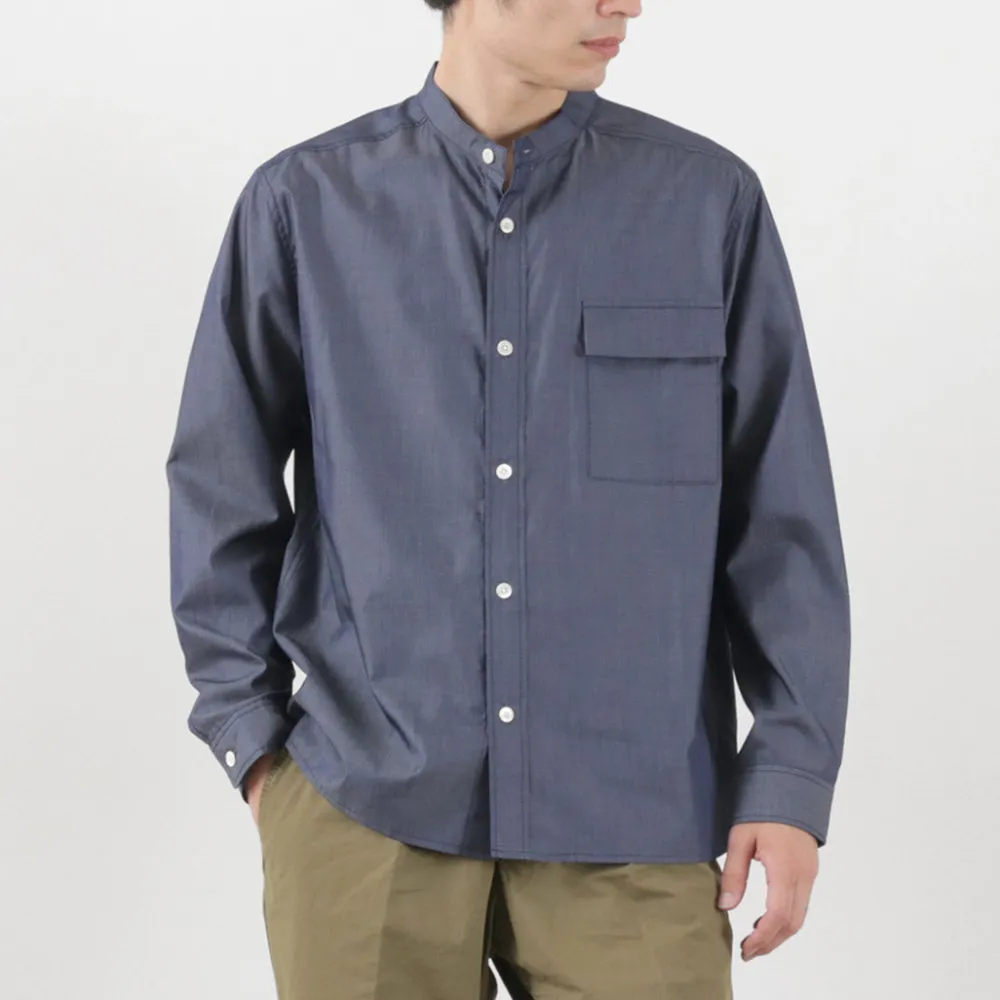 RE MADE IN TOKYO JAPAN Shirts^/ 200 twin yarn chambray twill CPO shirt