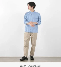 RE MADE IN TOKYO JAPAN Shirts^/ 200 twin yarn chambray twill CPO shirt
