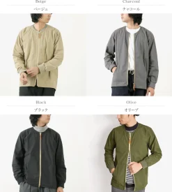 RE MADE IN TOKYO JAPAN Jackets^/ Cotton Nylon Crew Cardigan