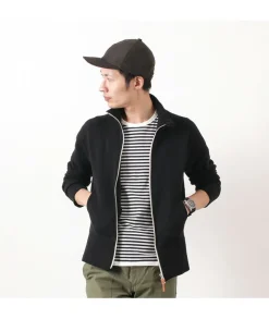 RE MADE IN TOKYO JAPAN Sweatshirts^/ Classic sweatshirt stand-up collar blouson