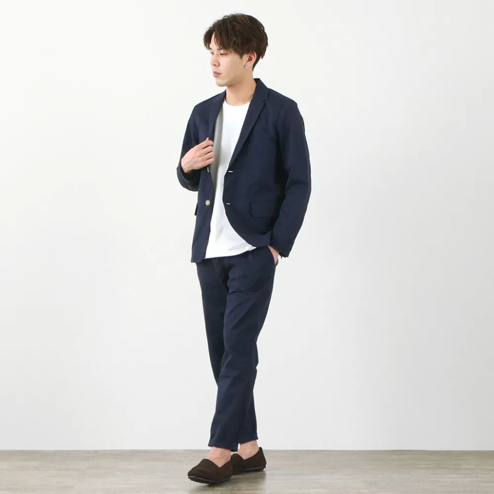 RE MADE IN TOKYO JAPAN Trousers^/ Coded COOLMAX seersucker ankle trousers