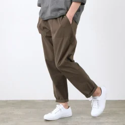 RE MADE IN TOKYO JAPAN Trousers^/ Coded COOLMAX seersucker ankle trousers