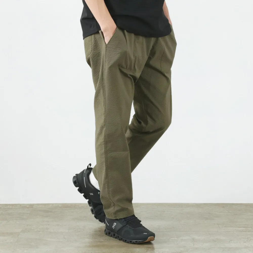 RE MADE IN TOKYO JAPAN Trousers^/ Coded COOLMAX seersucker ankle trousers