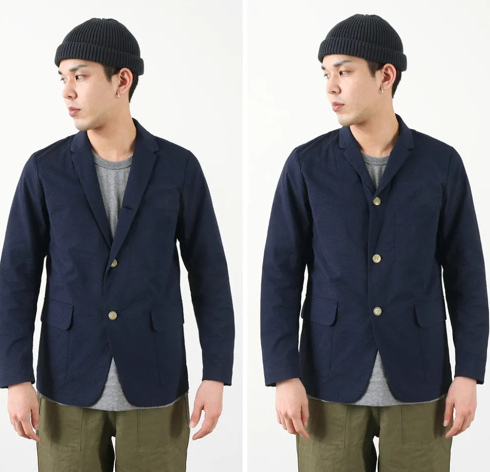 RE MADE IN TOKYO JAPAN Jackets^/ Coolmax seersucker jacket