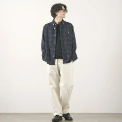 RE MADE IN TOKYO JAPAN Shirts^/ Craft Wool Check CPO Button Down Shirt