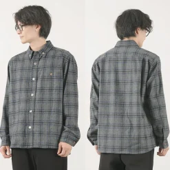 RE MADE IN TOKYO JAPAN Shirts^/ Craft Wool Check CPO Button Down Shirt