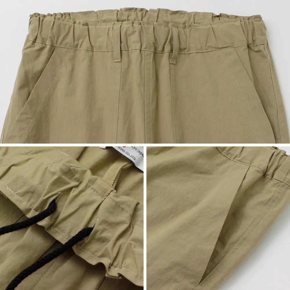 RE MADE IN TOKYO JAPAN Trousers^/ Cotton Nylon Easy Slacks