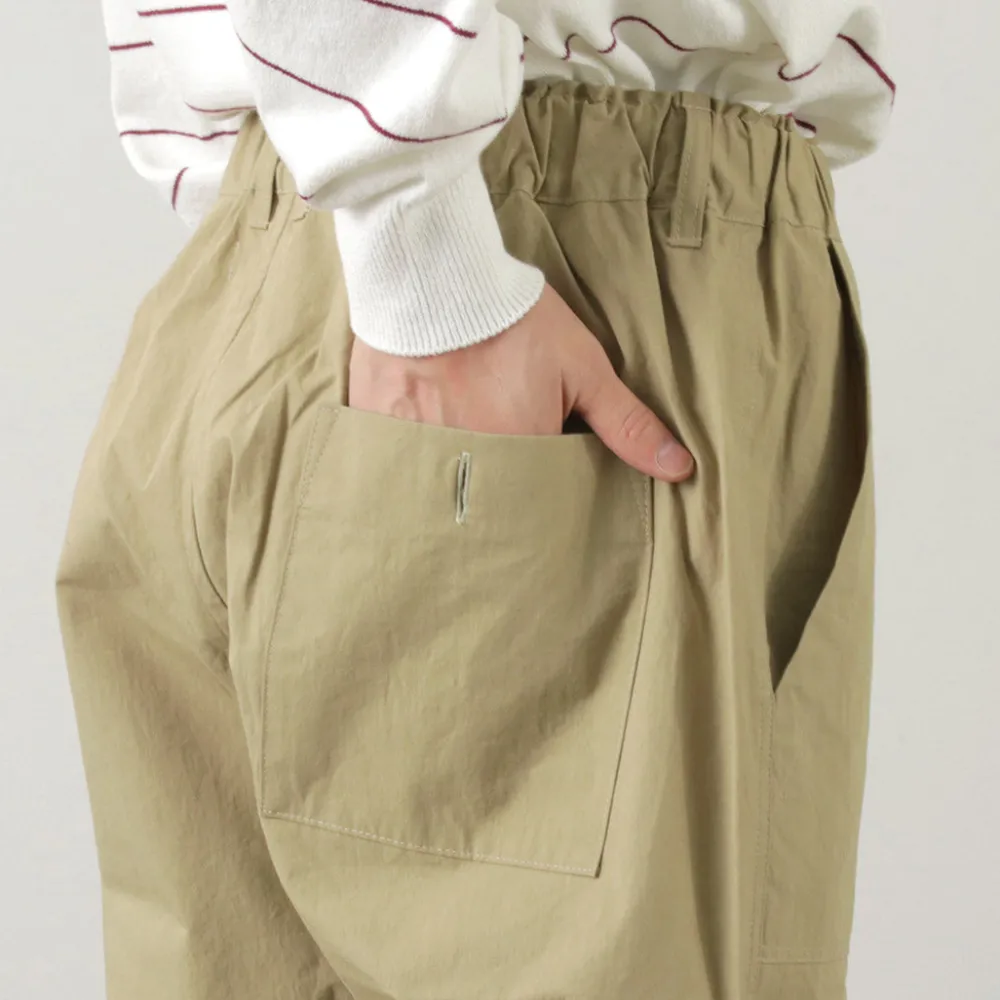 RE MADE IN TOKYO JAPAN Trousers^/ Cotton Nylon Easy Slacks