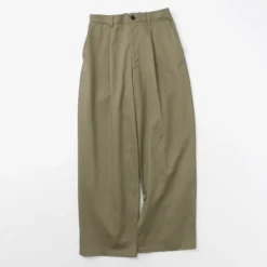 RE MADE IN TOKYO JAPAN Work Pants & Chinos^/ Cotton hard twill tuck wide pants