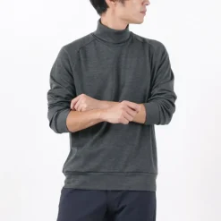 RE MADE IN TOKYO JAPAN Knits^/ Dress Wool Jersey Turtleneck