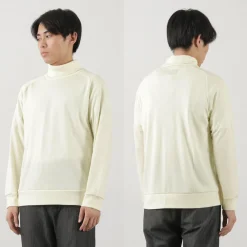 RE MADE IN TOKYO JAPAN Knits^/ Dress Wool Jersey Turtleneck