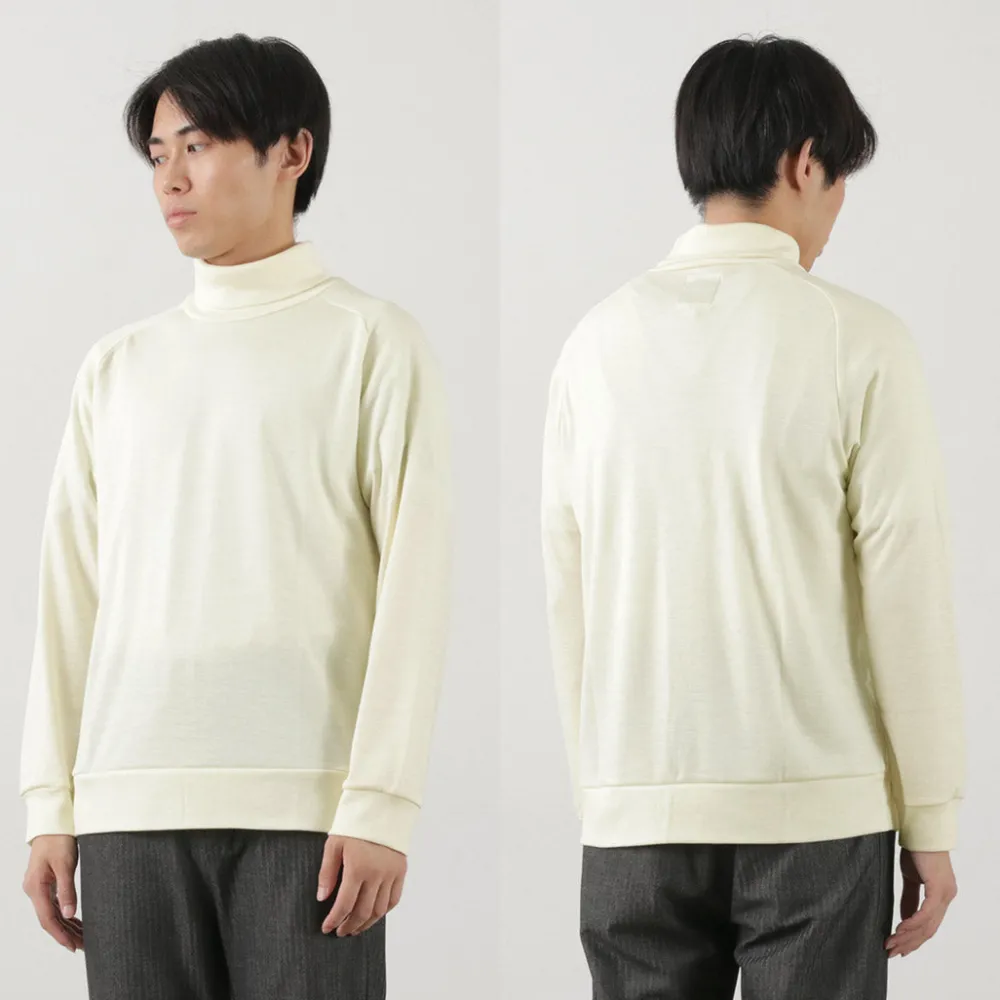 RE MADE IN TOKYO JAPAN Knits^/ Dress Wool Jersey Turtleneck