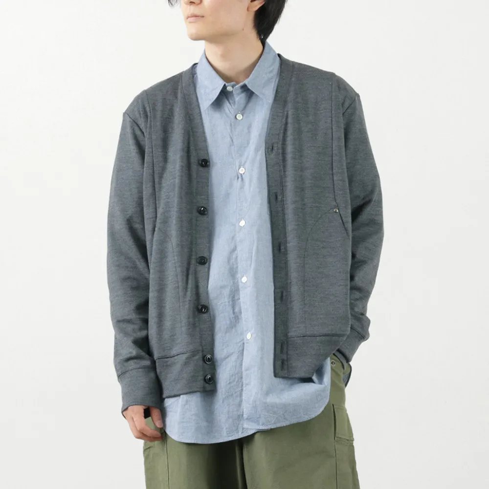 RE MADE IN TOKYO JAPAN Cardigans^/ Dress Wool Knit Round Cut Cardigan