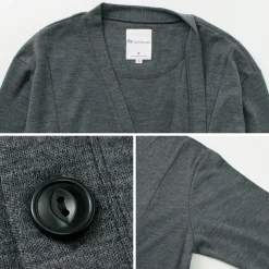 RE MADE IN TOKYO JAPAN Cardigans^/ Dress Wool Knit Round Cut Cardigan