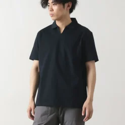 RE MADE IN TOKYO JAPAN T-Shirts^/ Dress Organic Cotton Skipper Polo Shirt