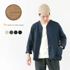 RE MADE IN TOKYO JAPAN Cardigans^/ French Linen Cardigan