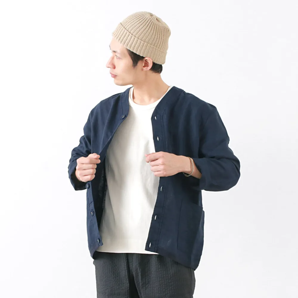 RE MADE IN TOKYO JAPAN Cardigans^/ French Linen Cardigan
