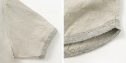 RE MADE IN TOKYO JAPAN T-Shirts^/ French Linen Henley Neck T-Shirt