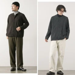 RE MADE IN TOKYO JAPAN Cardigans^/ Glen Check Fleece Cardigan