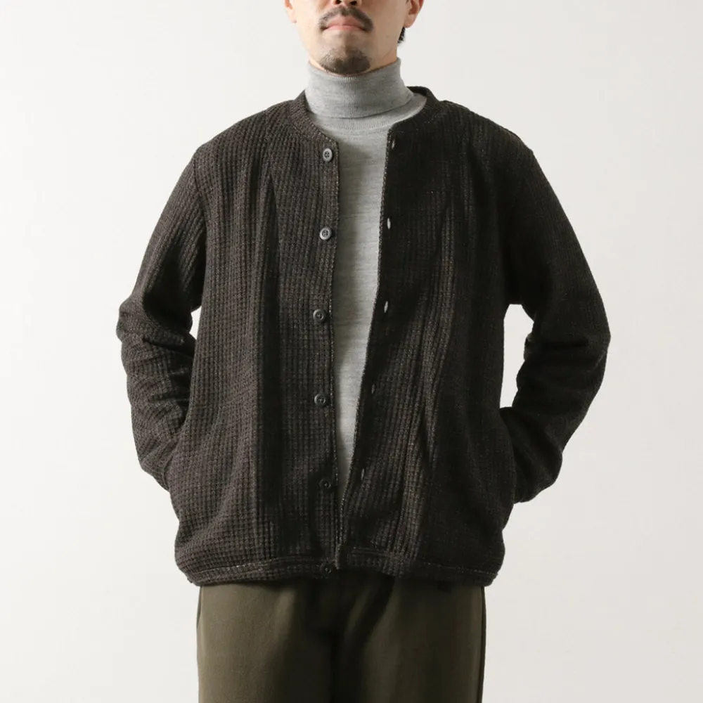 RE MADE IN TOKYO JAPAN Cardigans^/ Glen Check Fleece Cardigan