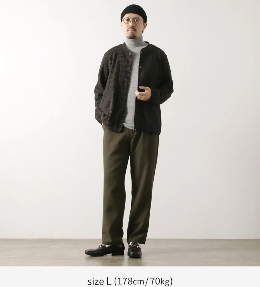 RE MADE IN TOKYO JAPAN Cardigans^/ Glen Check Fleece Cardigan