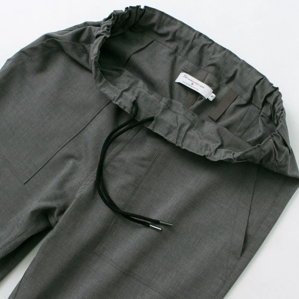 RE MADE IN TOKYO JAPAN Trousers^/ High Twist Tro Dress Easy Slacks