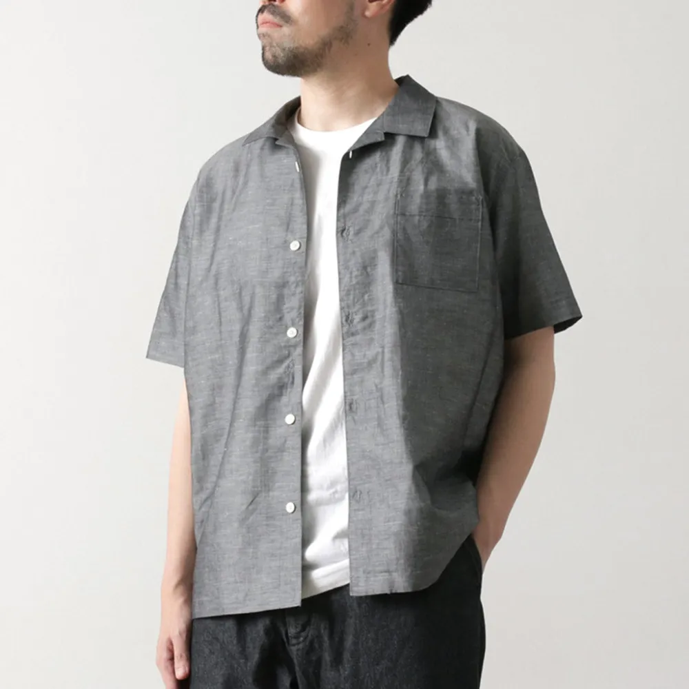 RE MADE IN TOKYO JAPAN Shirts^/ Herdmans Linen Open Collar Shirt