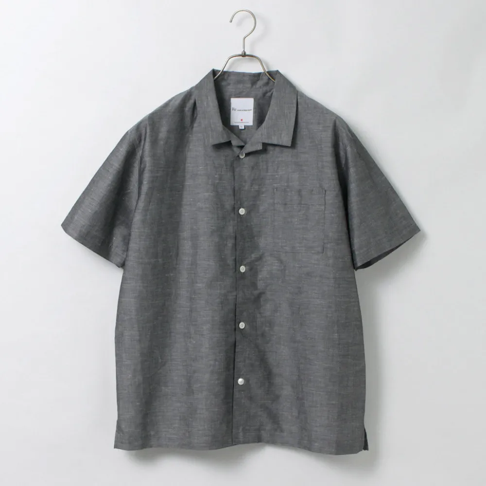 RE MADE IN TOKYO JAPAN Shirts^/ Herdmans Linen Open Collar Shirt