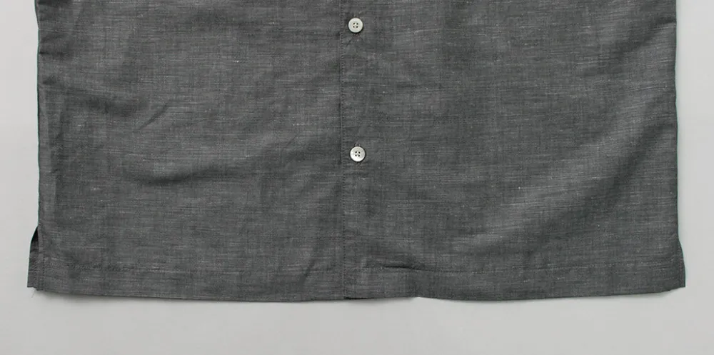 RE MADE IN TOKYO JAPAN Shirts^/ Herdmans Linen Open Collar Shirt