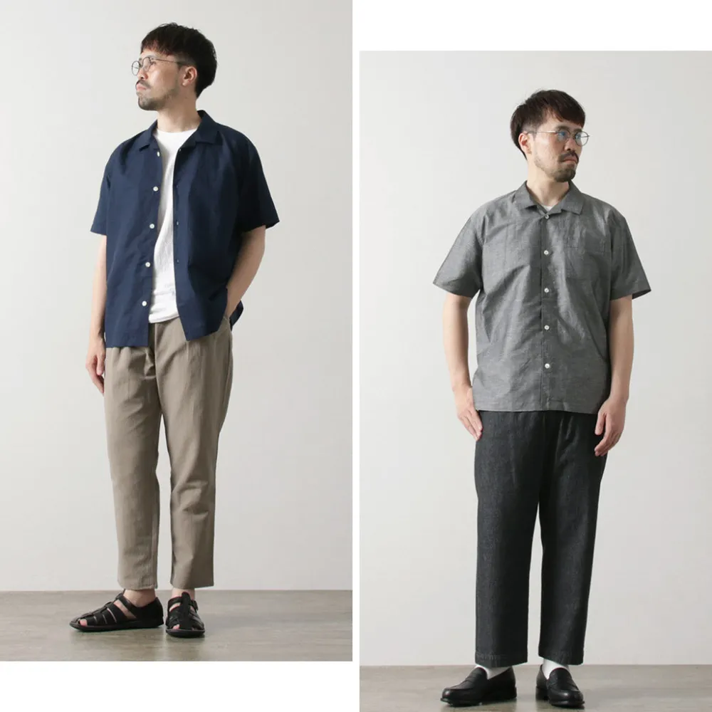 RE MADE IN TOKYO JAPAN Shirts^/ Herdmans Linen Open Collar Shirt