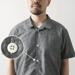 RE MADE IN TOKYO JAPAN Shirts^/ Herdmans Linen Open Collar Shirt