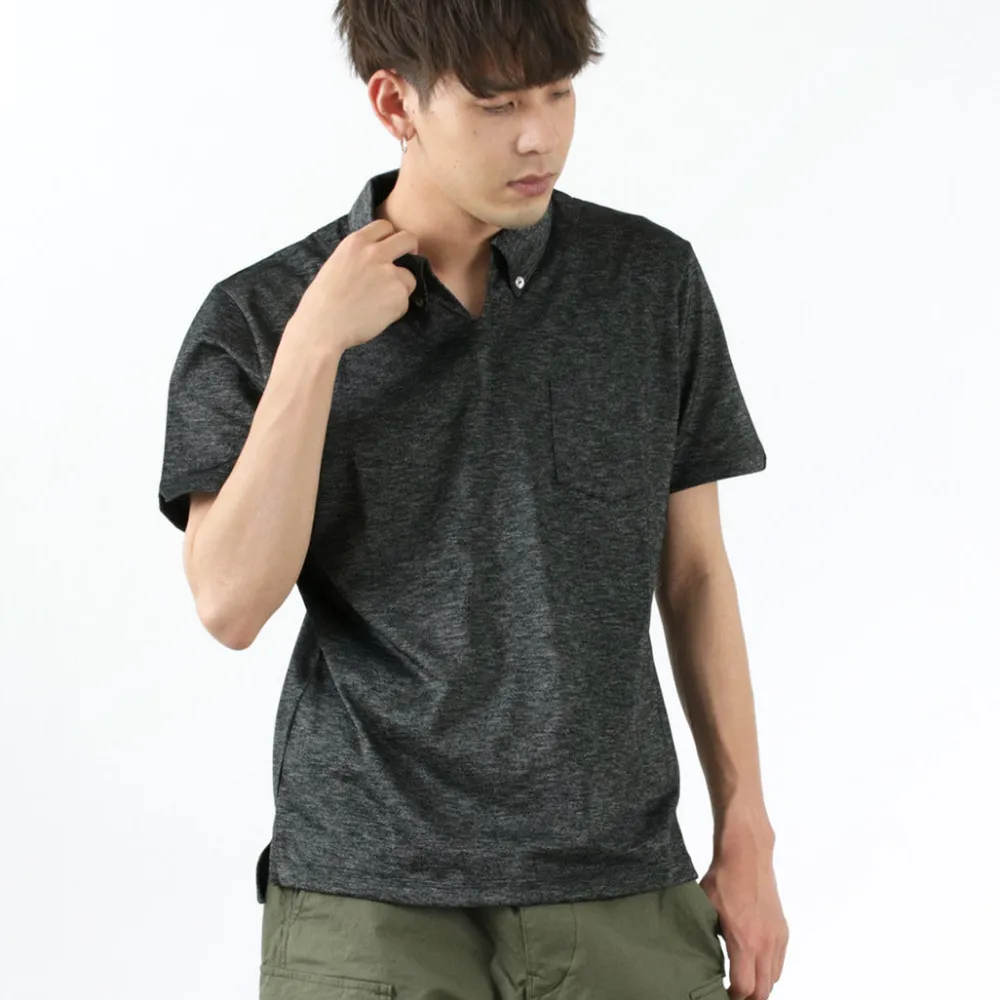 RE MADE IN TOKYO JAPAN T-Shirts^/ Indigo Kanoko Button Down Skipper BD Skipper
