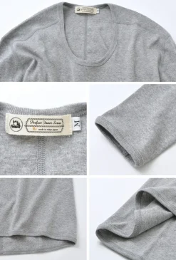 RE MADE IN TOKYO JAPAN T-Shirts^/ Long Sleeve Perfect Innerwear U Neck