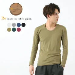 RE MADE IN TOKYO JAPAN T-Shirts^/ Long Sleeve Perfect Innerwear U Neck